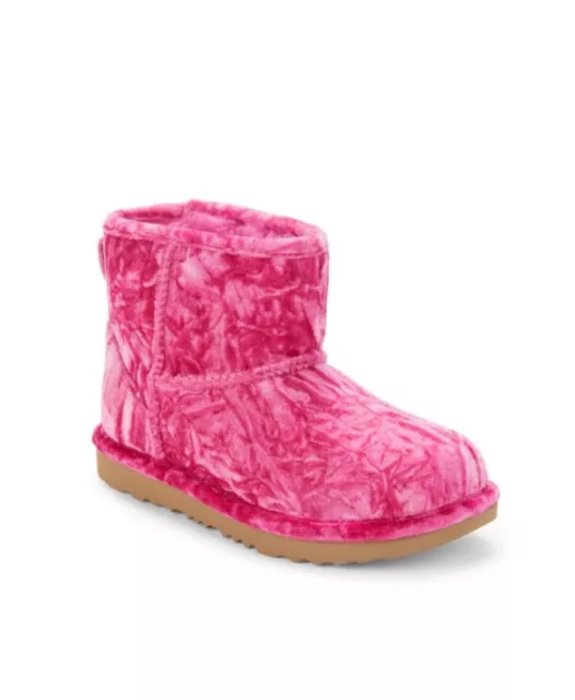 UGG CLASSIC MINI II Faux Fur Snow Boots in Raspberry Pink $68.99 - PicClick