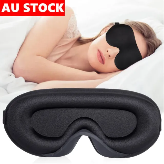 Travel Sleep Eye Mask soft 3D Memory Foam Padded Shade Cover Sleeping Blindfold