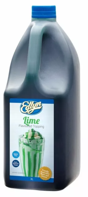 Edlyn Green Lime Flavoured Topping 3L | Syrup, Milkshake, Thickshake