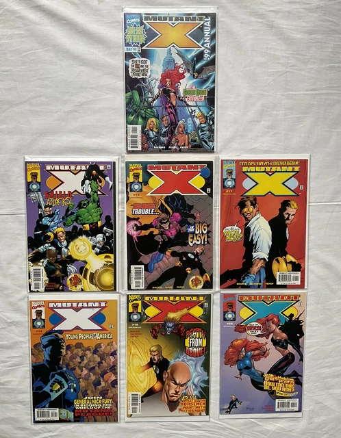 Marvel Comics Mutant X #15-20 and Annual 1999 X-Men Multiverse Havok Lot of 7