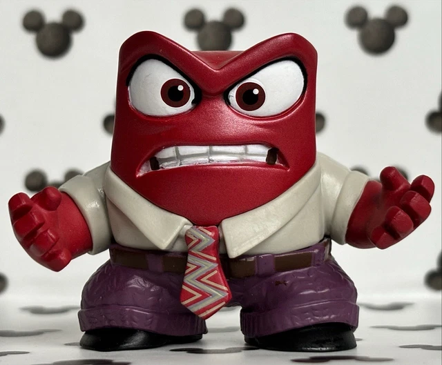 DISNEY PIXAR INSIDE Out 2 Anger Cake Topper/Toy Figure/Figurine £10.99 ...