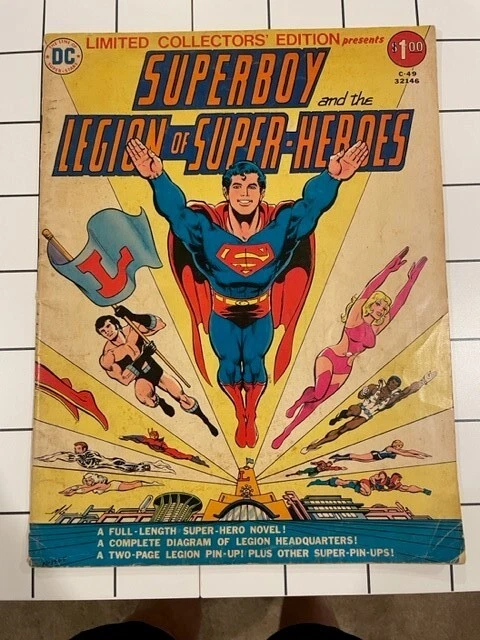 DC Limited Collectors' Edition Superboy and the Legion Of Super-Heroes C-49 1976