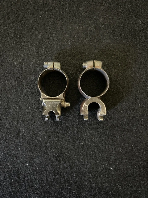 Original German WW2 Scope Rings Mounts K98 Mauser 23-24 mm Original German WW2 Scope Rings Mounts K98 Mauser 23-24 mm