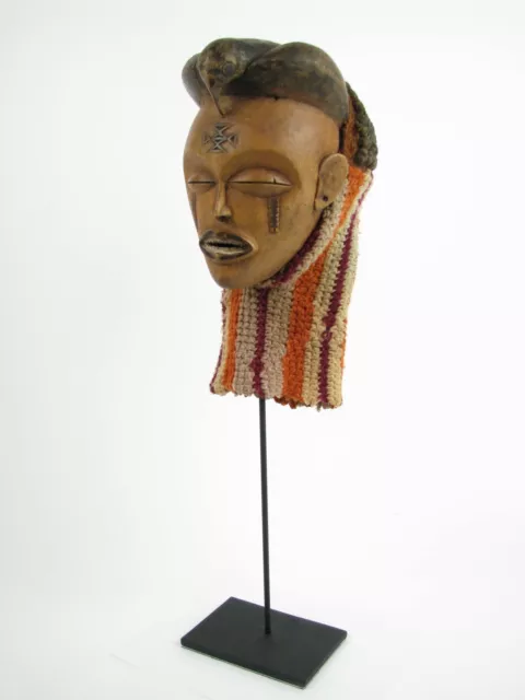 GothamGallery Fine African Tribal  Art - DRC Zaire Chokwe PWO Mask - A