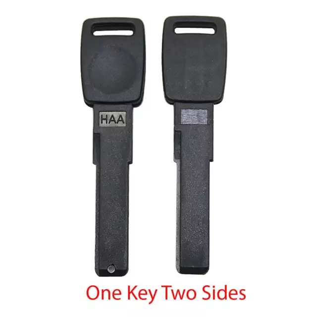 New Smart Key Square Uncut Emergency Blade Blank Key Replacement for Audi