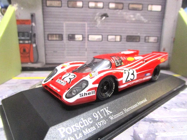 Porsche 917 N°23 Le Mans 1970 Herrmann/Attwood MINICHAMPS 1/43 - Occasion Boîte