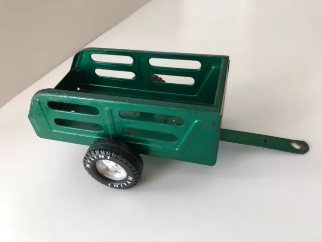 Vintage Nylint Muscle Green Toy Trailer - 9" Metal