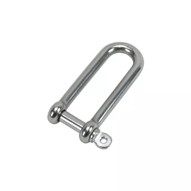 Long D Dee Pin Shackle 316 Stainless Steel 8mm Boat Yacht Marine Rigging