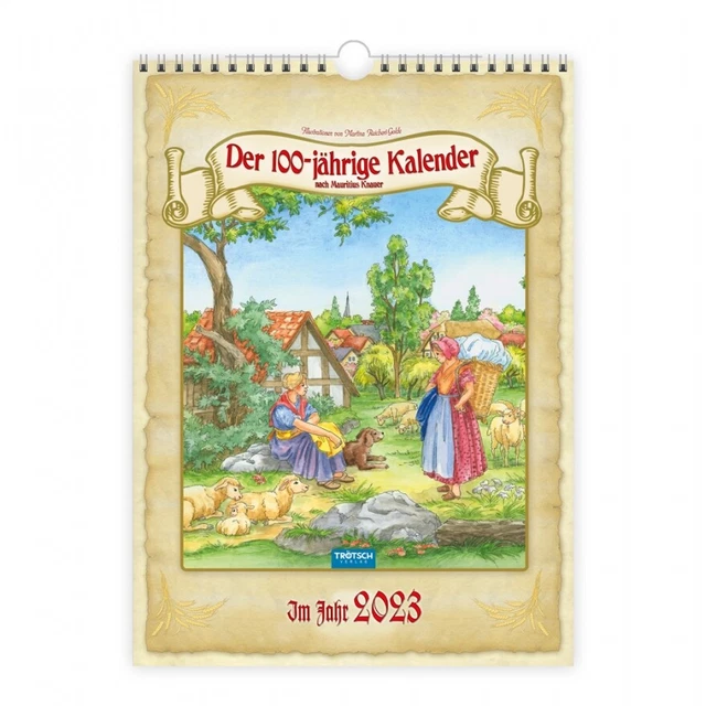 KALENDER BILDKALENDER WANDKALENDER 100-jähriger Kalender Bauernkalender 