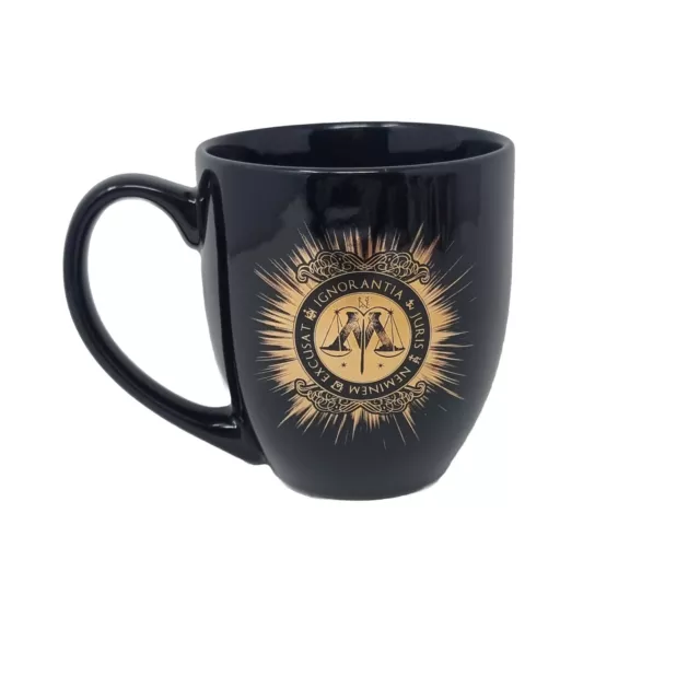 The Making Of Harry Potter Ministry of Magic Mug London Tour Black And Gold Mug