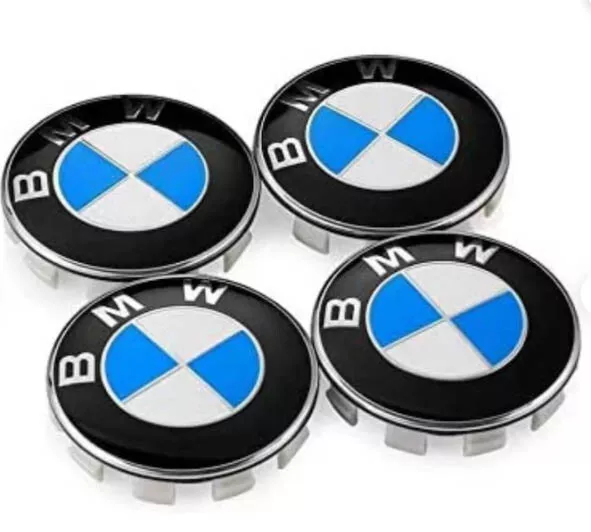 LOTE 4X TAPAS LLANTAS RUEDA TAPABUJES BMW 68 mm