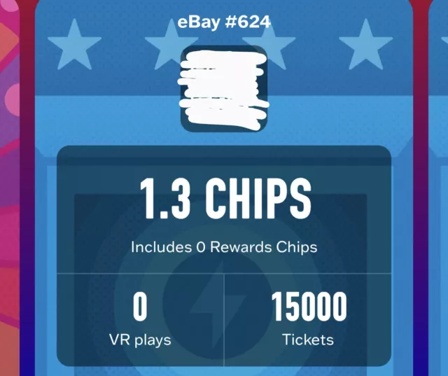 Dave and Buster's Power Card w/ 15,000 Tickets!!!