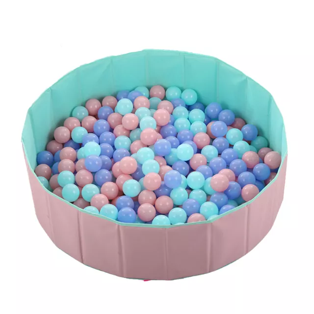 100pcs Ball Pit Balls Harmless Crush Proof Food Grade Soft Hollow Ocean Balls