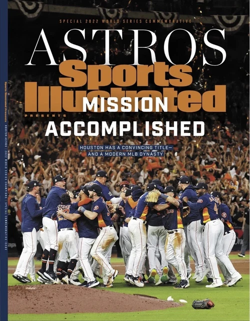 SPORTS ILLUSTRATED 2022 World Series Commemorative MAGAZINE Houston