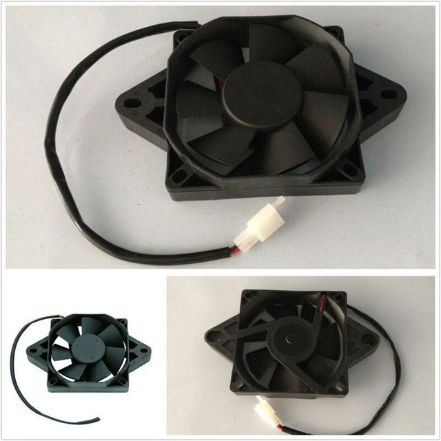 12V Electric Radiator Cooling Fan Oil Cooler For 200 250cc ATV Quad Motorcycle