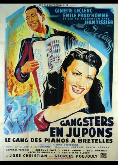 affiche du film GANG DES PIANOS A BRETELLES (LE) 120x160 cm