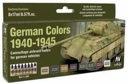 AK Interactive 1945 German Late Colors 3G Acrylic Paint Set