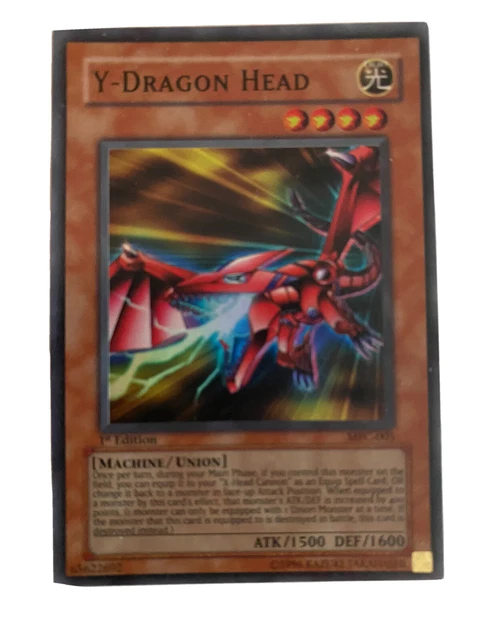 YUGIOH Y-Dragon Head MFC-005 1st edition Super Rare LP / NM