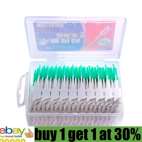 150 Interdental Sticks Dental Floss Teeth Tooth Toothpick Oral Care Clean BrusDH