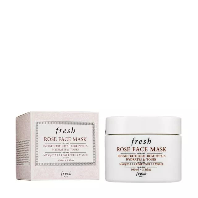 Fresh Rose Face Mask 3.3 oz New Without Box