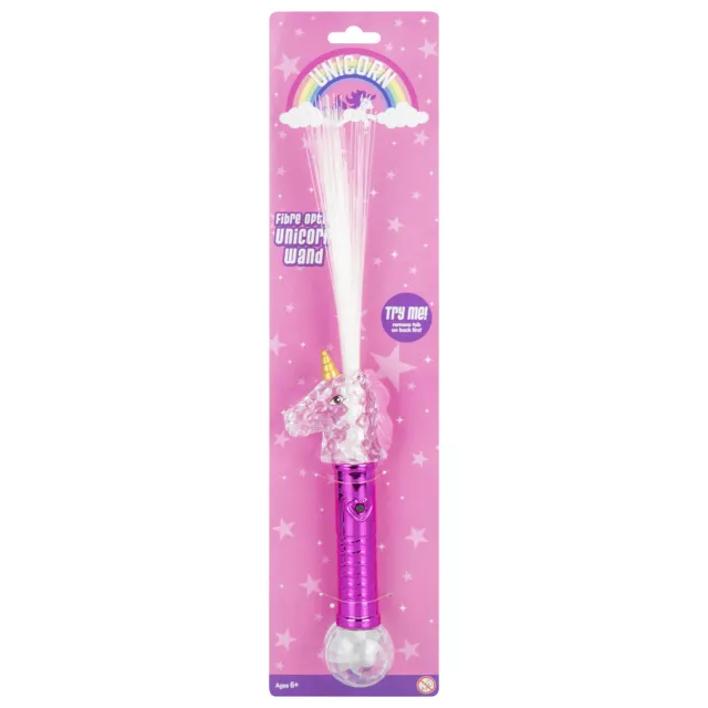 The Range Flashing Unicorn Wand w/Fibre-Optic Strands