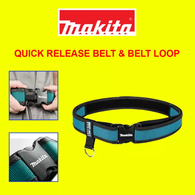 Makita E-05337 Blue Range Quick Release Belt 3D Mesh Padding