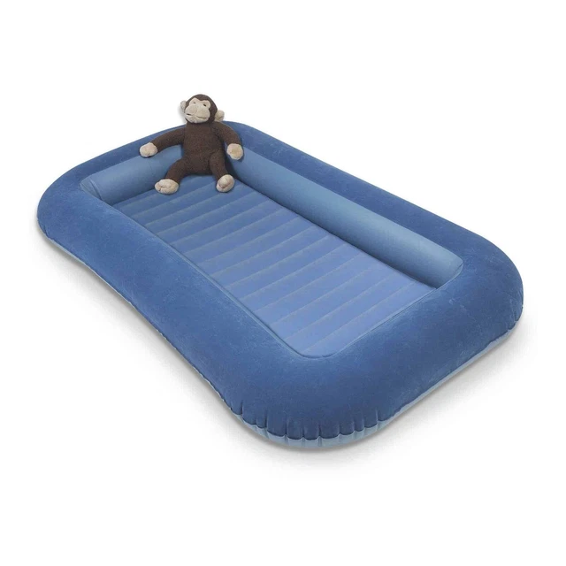 KAMPA BLUE JUNIOR Bumper Airlock Air Bed with Sides for kids Children