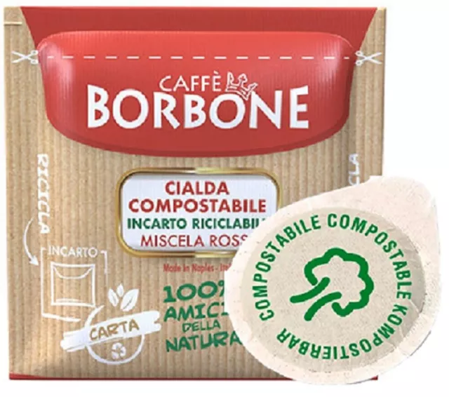 150 Cialde Filtro carta Caffè Borbone ESE 44mm Miscela Rossa Red Rosso Offerta