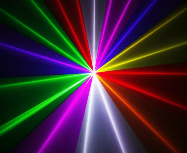 650mw 7 Farben RGB LASERLICHT **Willi PRO UK** für DJ Disco Lazor Kam