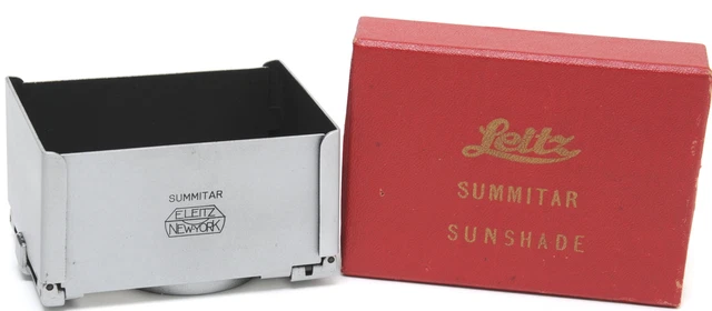 Leitz New York SOOPD lens hood boxed NY for Summitar Leica 2.0/5cm