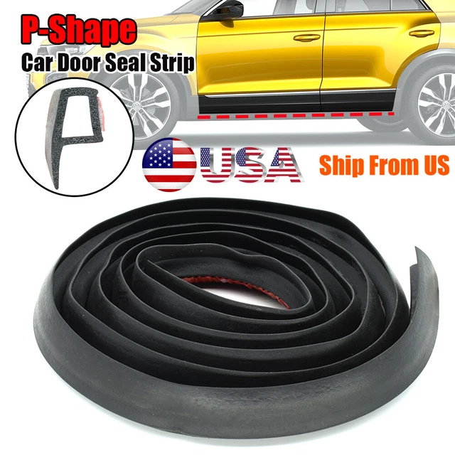 200mm Car Truck Door Below Edge Protector Strip P Shape Guard Seal Rubber Trim