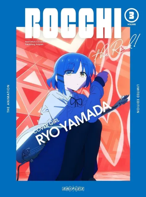 BOCCHI THE ROCK Vol.3 First Limited Edition Blu-ray+Soundtrack CD+Booklet Japan