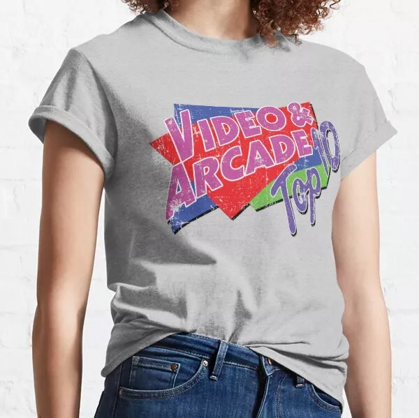VINTAGE - VIDEO and Arcade Top 10 Classic T-Shirt $6.99 - PicClick