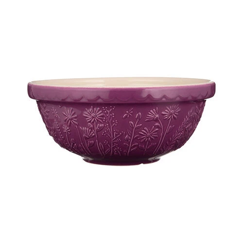 Tazón mezclador de alta calidad Mason Cash in the Meadow púrpura margarita 26 cm 2,7 litros