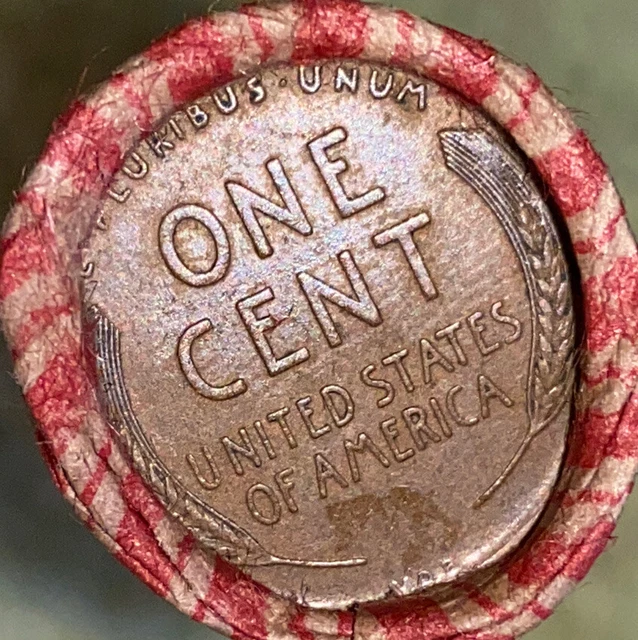 1 US Lincoln Wheat Cent 1C Penny Roll 1910-S/1909 VDB (50 Coins) 40%+ Pre-1940 2