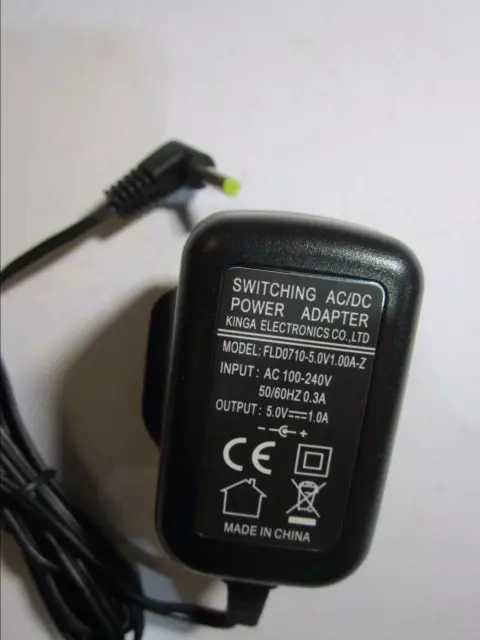 5V 1A Mains AC-DC Adaptor Power Supply for Bush DF-1010 Digital Photo Frame