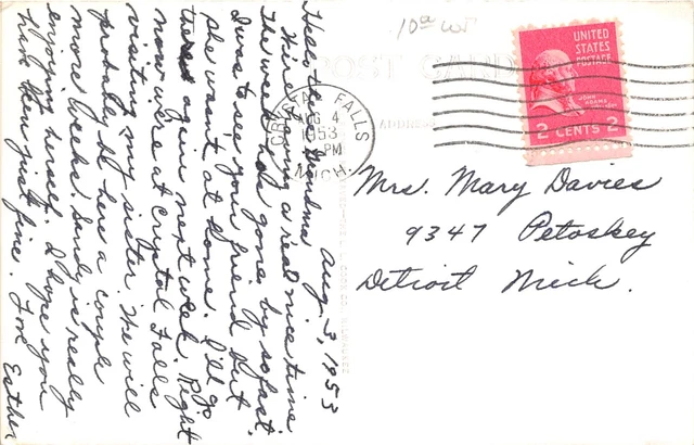 J42/ Crystal Falls Michigan RPPC Postcard c1940s North Side Superior Stores 176 2