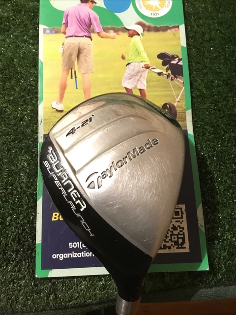 TaylorMade Ladies Burner Superlaunch Rescue 21* 4 Hybrid Graphite REAX 50 Shaft