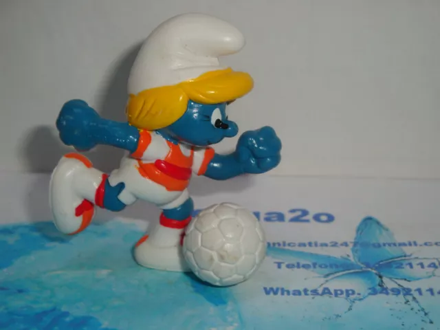 Puffetta Calcio 20163 Smurfette Soccer var. 1A -Pejo ©1983 SchleichⓈ Hong Kong