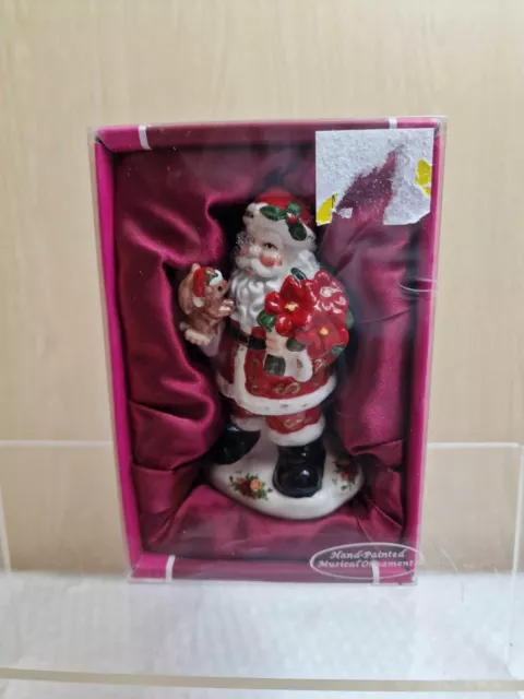 Royal Albert Musical Christmas Tree Santa Ornament