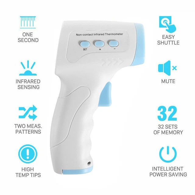 Digital Fieberthermometer Infrarot Thermometer Berührungsloses Stirnthermometer