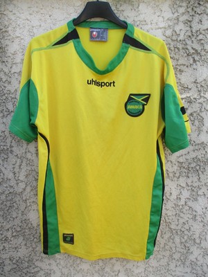Uhlsport Maillot JAMAIQUE n°10 JAMAICA football shirt vintage UHLSPORT camiseta jersey 