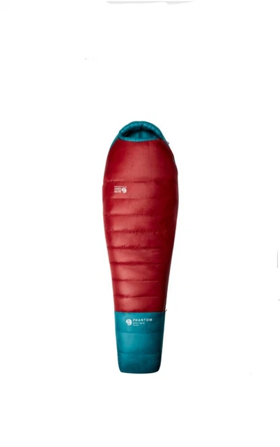 MOUNTAIN HARDWEAR PHANTOM 0°F/-18°C Sleeping Bag, Long. Alpine Red, RH Zipper