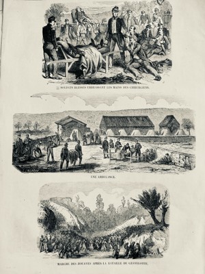 1892 I GUYANCOURT SAINT MARS DUJARDIN BEAUMETZ MEDECINS BLESSES 