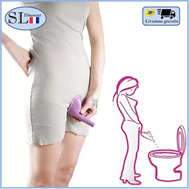 Pisse debout féminin urinoir femme pipi silicone pliable