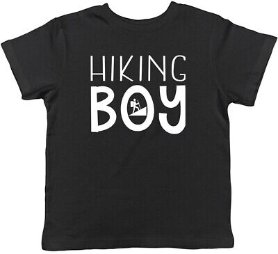 Hiking Boy Childrens Kids T-Shirt Boys Girls