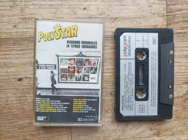 Polystar 1 - Compilation Polygram  Cassette Audio Tape France