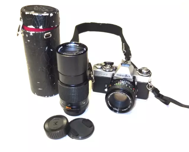 Minolta XD7 Spiegelreflexkamera SLR Analogkamera XD-7 + 2 Objektive TOP Funktion