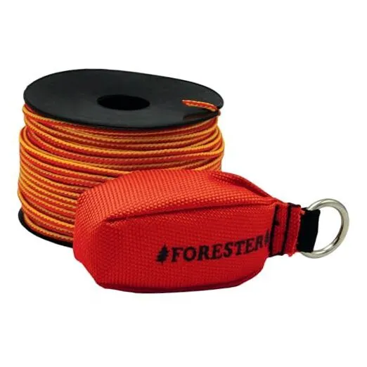 Arborist Throw Line Kit - Ultra Slick 100% Polyester Rope with 11 oz 11 Oz