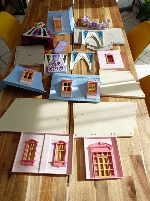 Playmobil Lot pièces détachées 5303 maison rose 5474 Pavillon Cristal Vrac